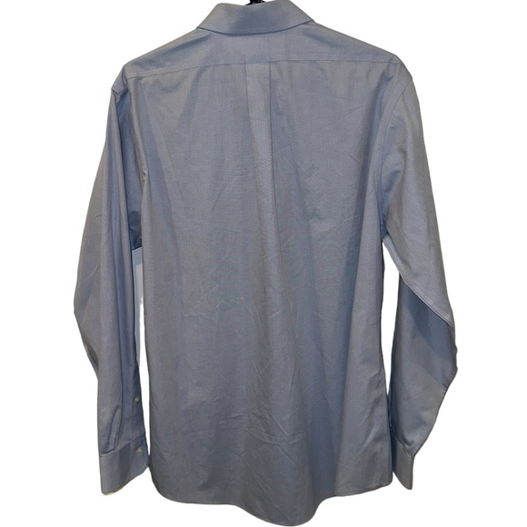 Men’s Brooks Brothers Blue Long Sleeve Button Down Oxford Dress Shirt. Size 16. - Picture 9 of 12